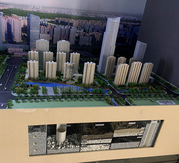 博湖县建筑模型